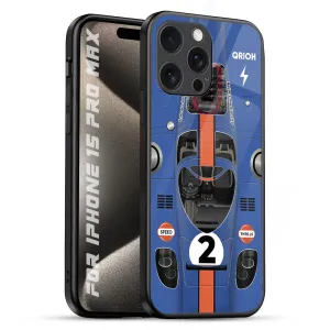 Car Adiction Glass Case for iPhone 15 Pro Max Rugged Build Comfort Finish Layer