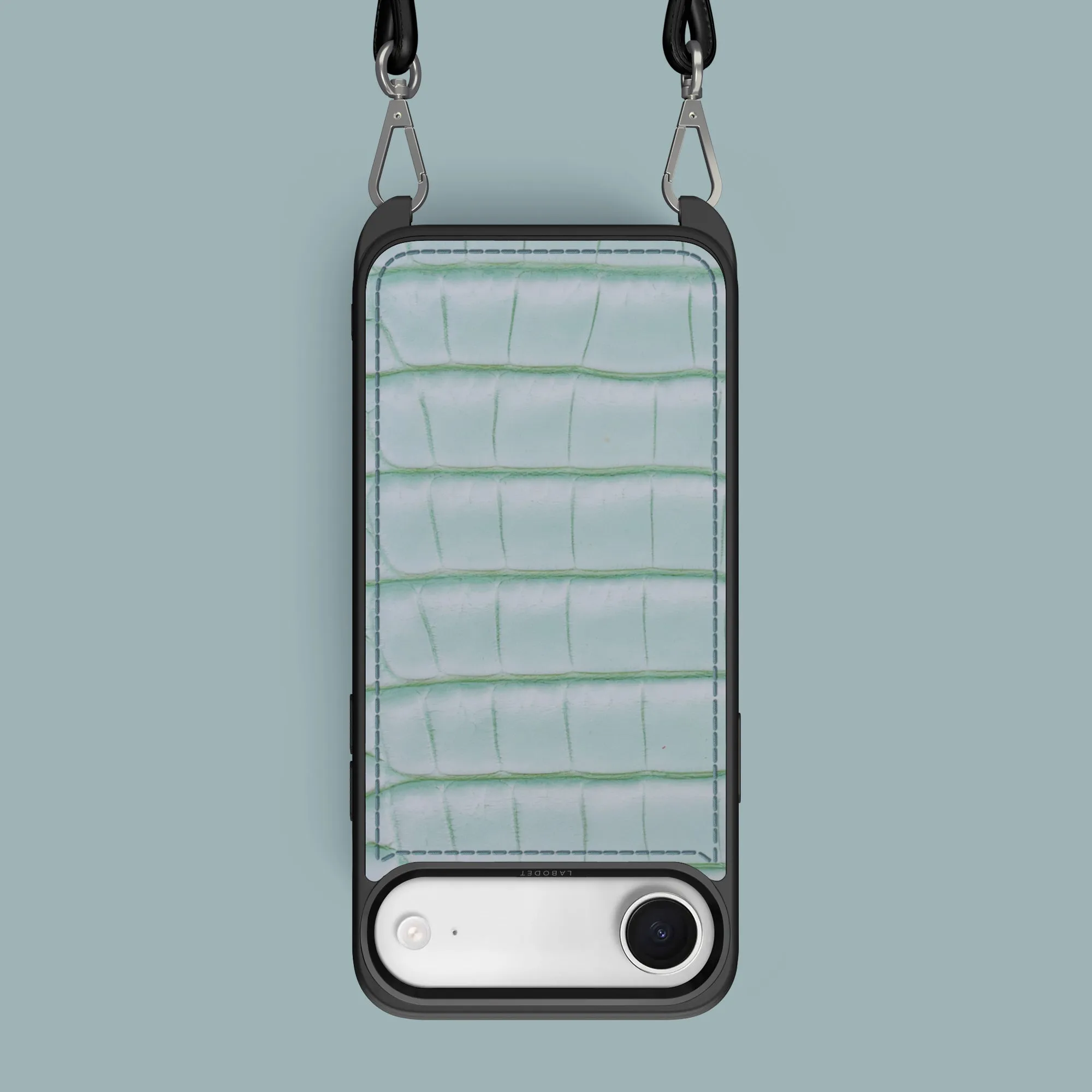 Modern Touch clean design Crossbody Sport Case Mint Gum For iPhone 17 Air In Alligator