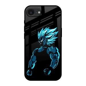 Strong Outline Minimal Form Pumped Up Anime Glass Case for Apple iPhone 16e