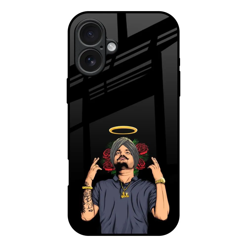 Frosted surface Punjabi Singer Poster Glass Case for iPhone 17