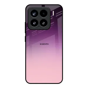 Protective barrier Resistant Layer Purple Gradient Glass case for Mi 15 5G