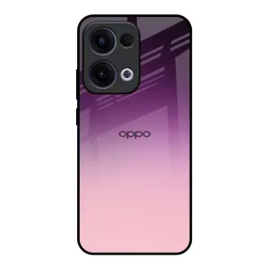 Purple Gradient Glass case for Oppo Reno13 5G Protective Design Layer