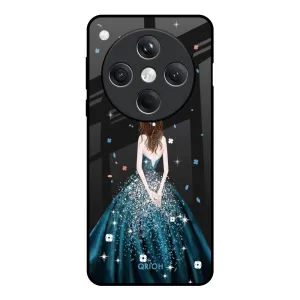 Queen Of Fashion Glass Case for Oppo Find X8 5G Sleek Profile Matte Pattern Design