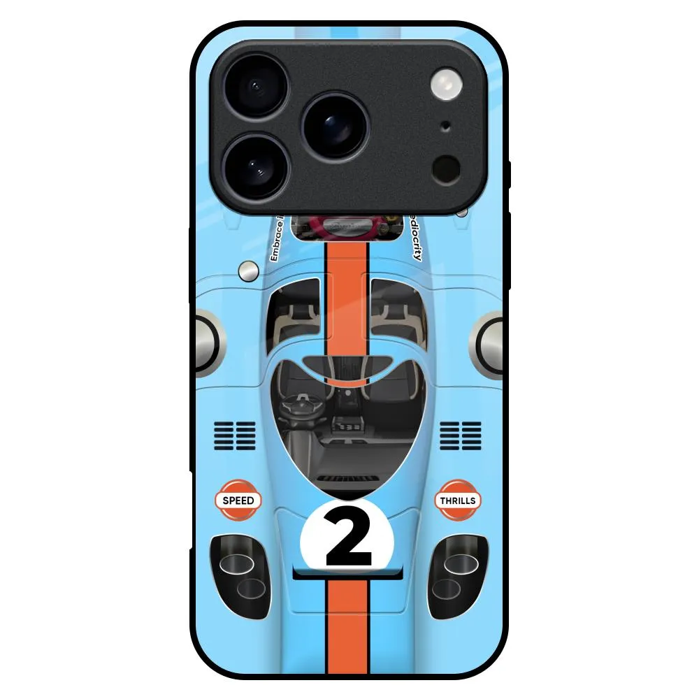 Modern Accent Race Laboratory Glass Case for iPhone 17 Pro Max
