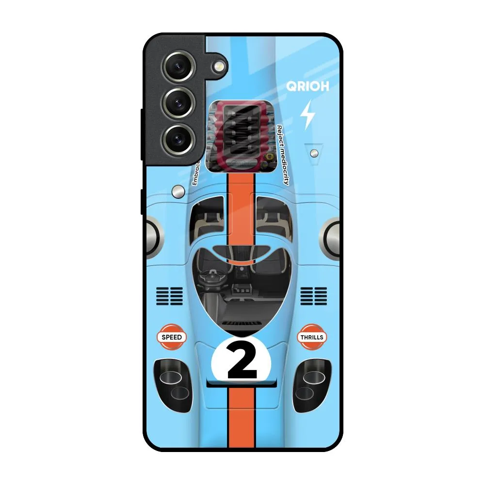 Race Laboratory Glass Case for Samsung Galaxy S21 FE 5G Urban Style