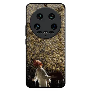 Rain Festival Glass Case for Mi 14 Ultra 5G Luxury Look Lightweight Build Quality