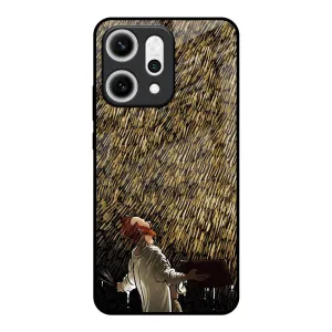 Protective Detailing Edge Rain Festival Glass Case for Oppo Reno14 5G