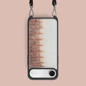 Crossbody Sport Case 1/1 African For iPhone 17 Air In Himalayan Crocodile Strong Corners Matte Texture Surface
