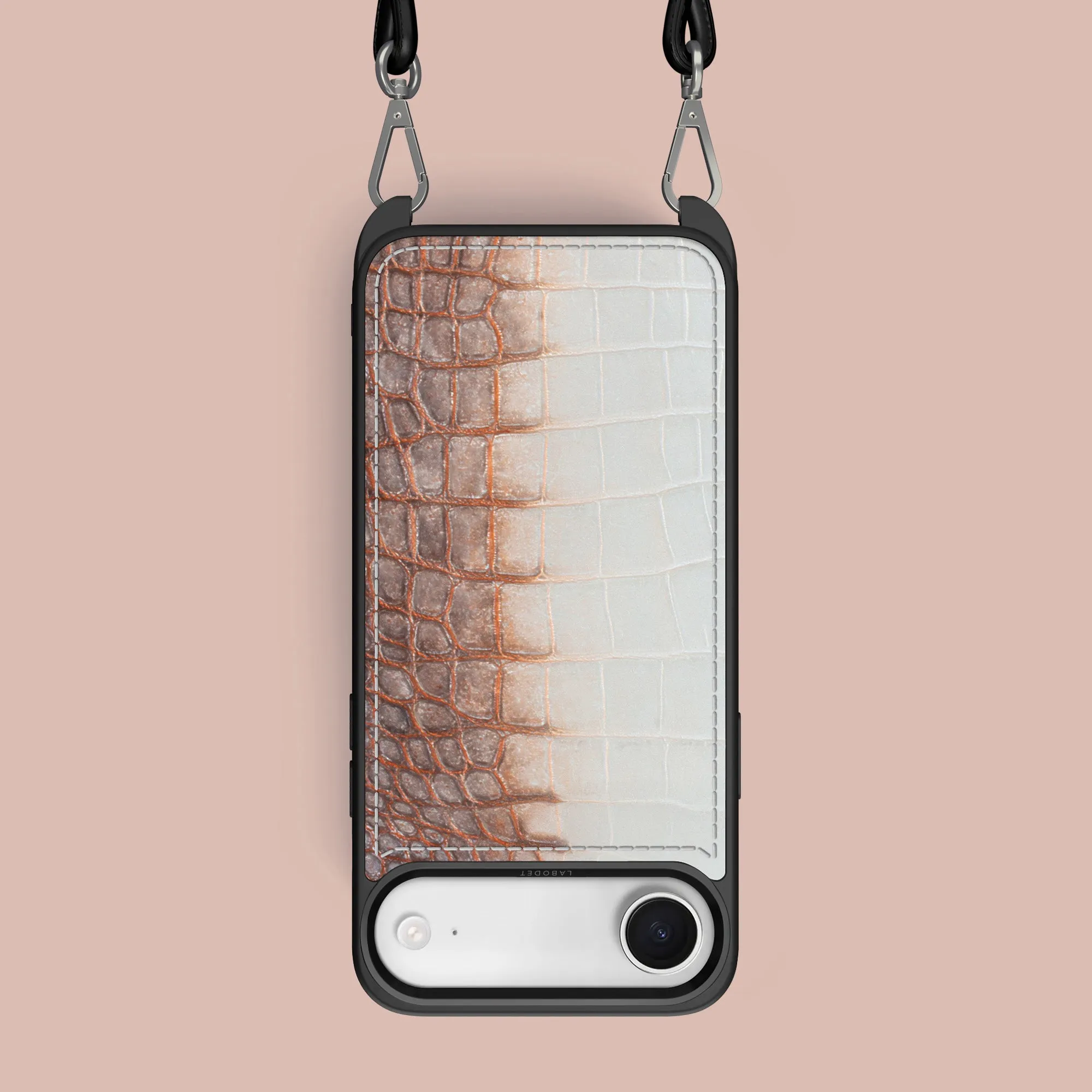 Crossbody Sport Case 1/1 African For iPhone 17 Air In Himalayan Crocodile Strong Corners Matte Texture Surface