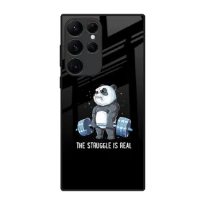 High Durability Color Accent Real Struggle Glass Case for Samsung Galaxy S22 Ultra 5G