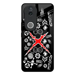 Red Zone Glass Case for IQOO Z10R 5G Luxury Texture Durable Layer