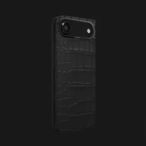Folio Case Edition Black For iPhone 17 Air In Alligator Casual Wear Comfort Design