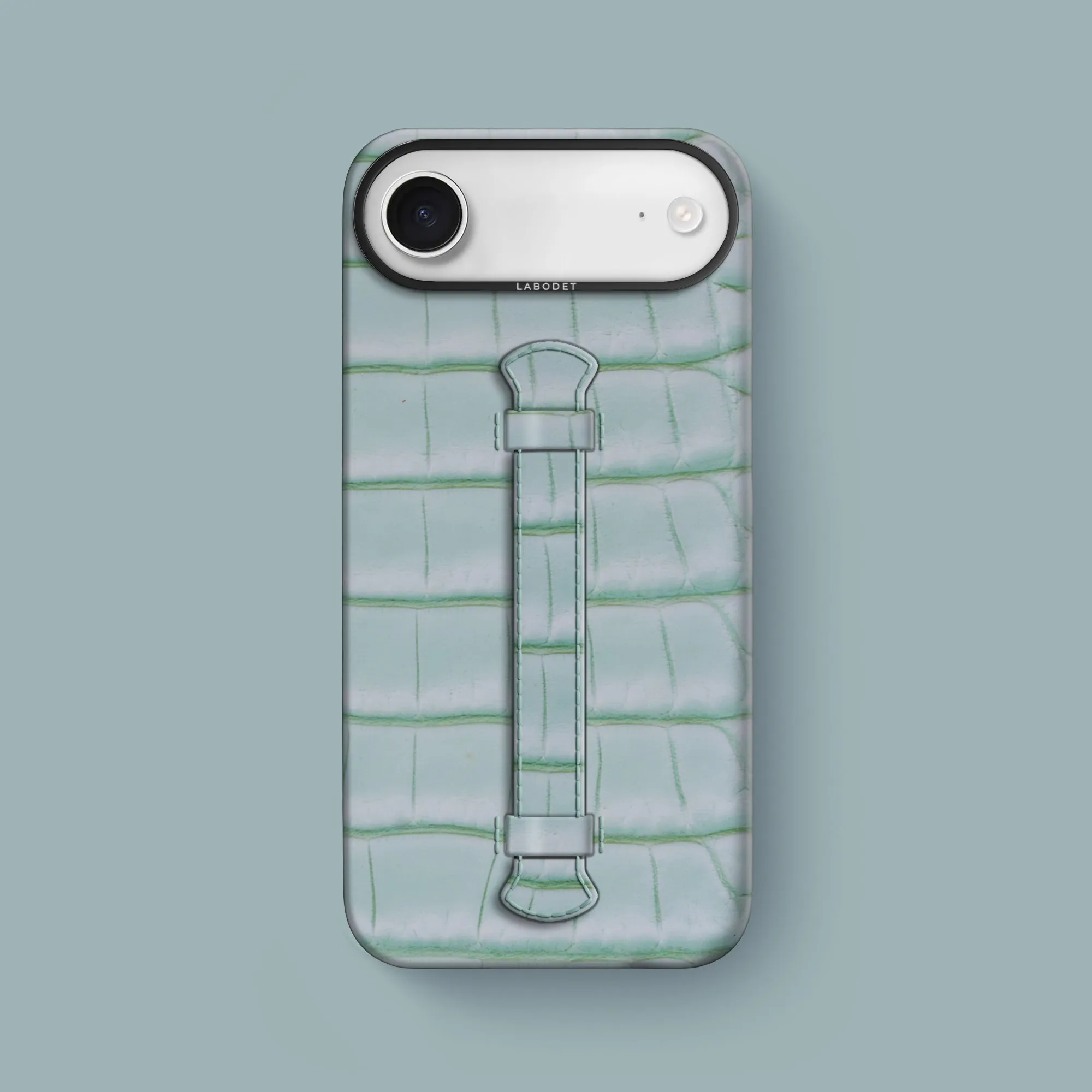 Center Handle Mint Gum For iPhone 17 Air In Alligator Premium Finish