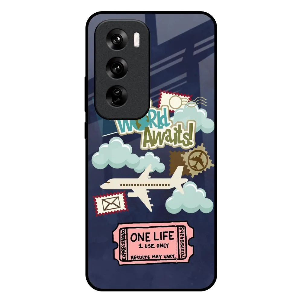 Light Form Tour The World Glass Case For Oppo Reno 12 Pro 5G