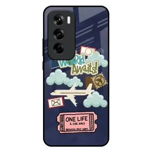 Light Form Tour The World Glass Case For Oppo Reno 12 Pro 5G