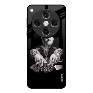 Modern Finish Gambling Problem Glass Case For Oppo Find x8 Pro