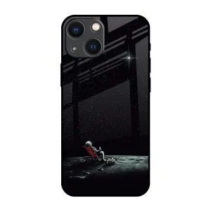 Vivid Pattern Design Light Edge Relaxation Mode On Glass Case For iPhone 14 Plus