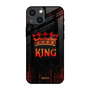 Rugged Look Finish Royal King Glass Case for iPhone 14 Plus