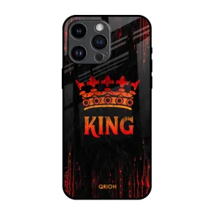 High gloss Soft Shape Royal King Glass Case for iPhone 14 Pro Max