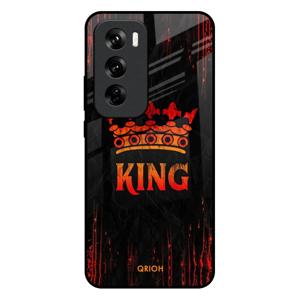 Royal King Glass Case for Oppo Reno 12 Pro 5G Modern Function