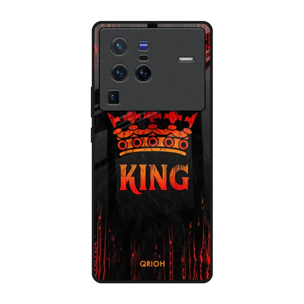 Royal King Glass Case for Vivo X80 Pro 5G Sleek Edge
