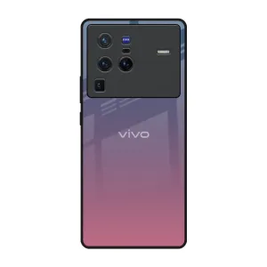 Hybrid Edge Pastel Gradient Glass Case for Vivo X80 Pro 5G