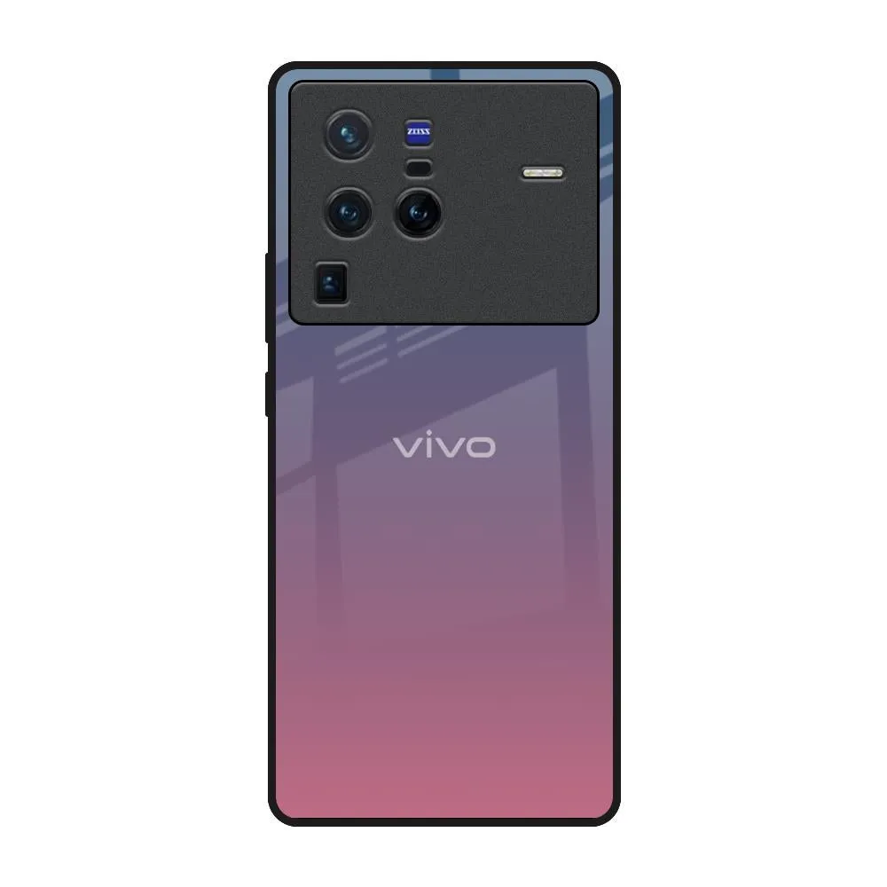 Hybrid Edge Pastel Gradient Glass Case for Vivo X80 Pro 5G