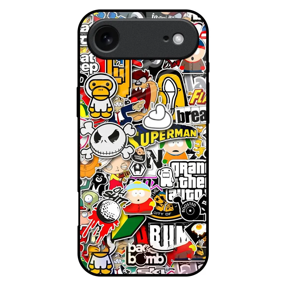 Sleek Edge Boosted Glass Case for iPhone 17 Air