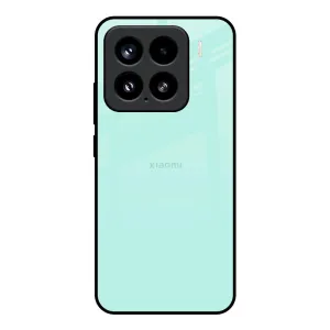 Teal Glass Case for Mi 15 5G Dual Layer Slim Protection
