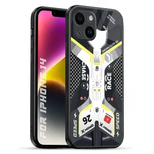 daily accessory Car Enthusiast Glass Case for iPhone 14