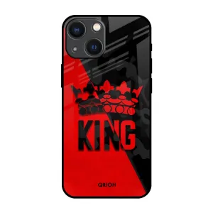 I Am A King Glass Case for iPhone 14 Plus Polished Style