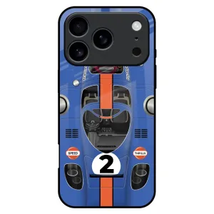 Car Adiction Glass Case for iPhone 17 Pro Max Simple Style Color Pattern