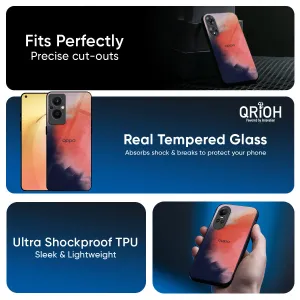 Scary Weather Glass Case for Oppo Reno13 Pro 5G Creative Pattern Minimal Style
