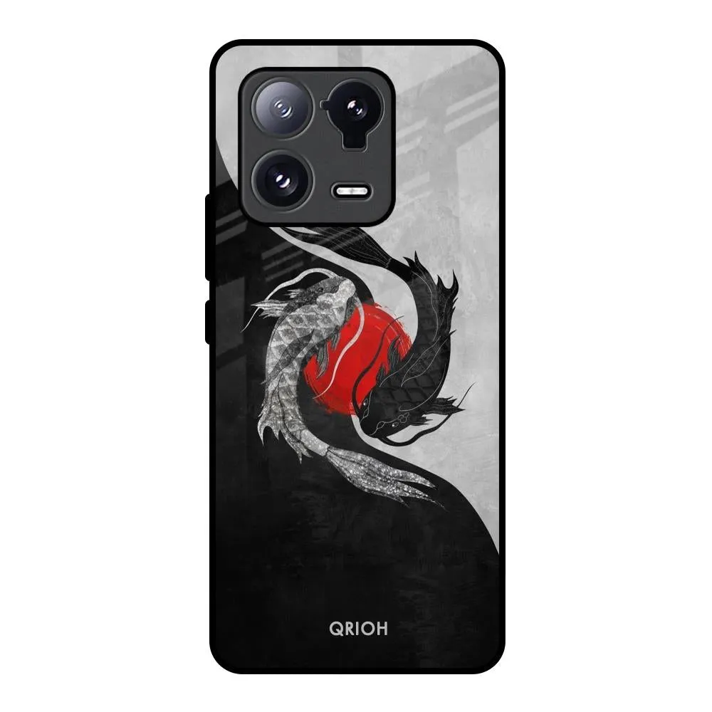 Japanese Art Glass Case for Mi 13 Pro Polished Texture Design Lightweight Feel