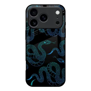 Rugged Surface Serpentine Glass Case for iPhone 17 Pro