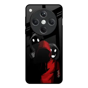 Shadow Character Glass Case for Oppo Find X8 5G Minimal Shield