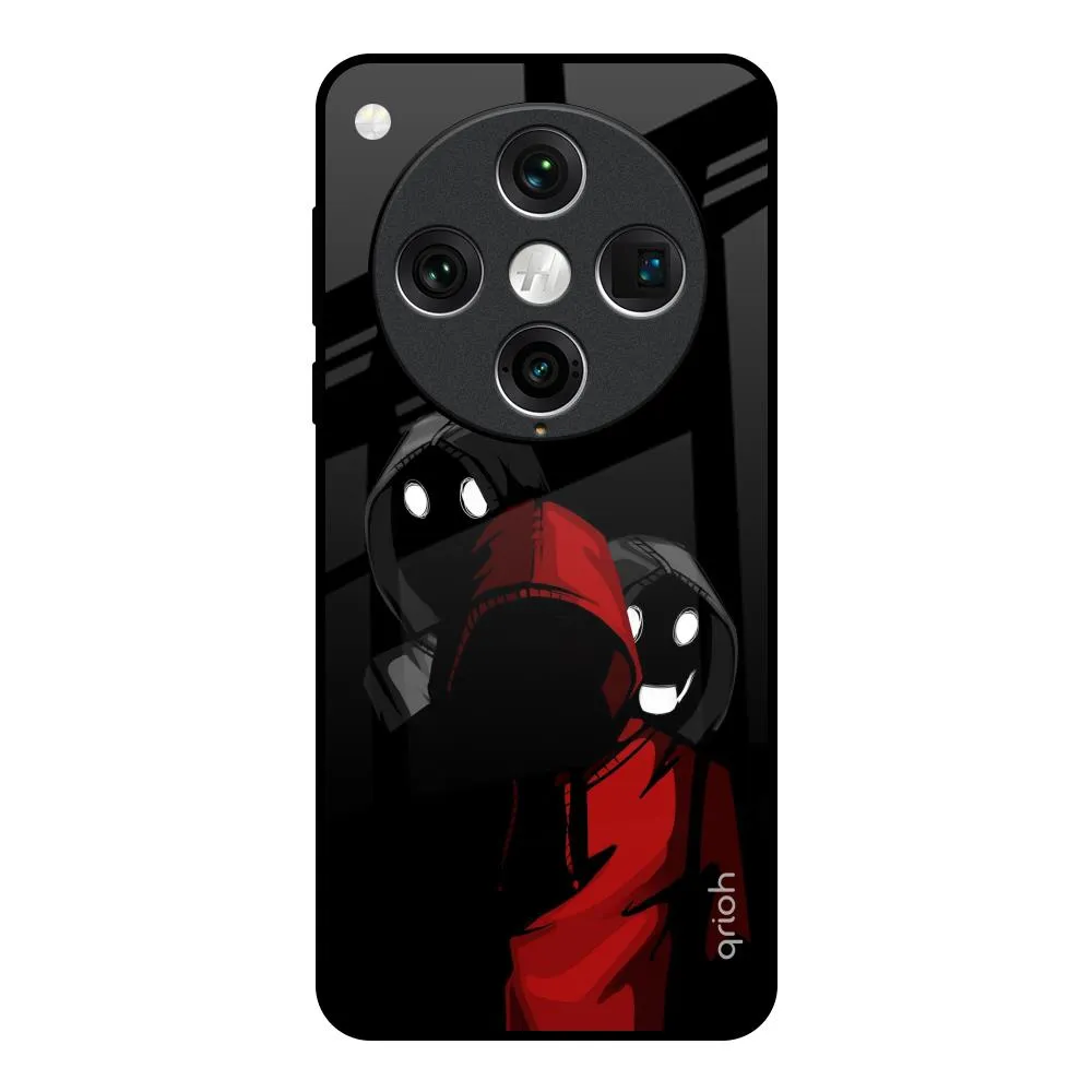 Shadow Character Glass Case for Oppo Find x8 Pro Durable Detail Flexible Touch