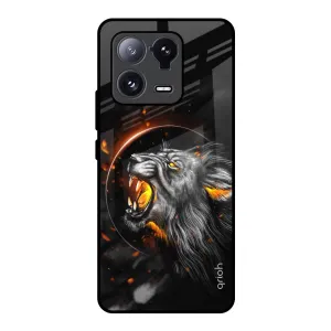 Aggressive Lion Glass Case for Mi 13 Pro 3D Effect Smooth Protection