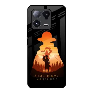 Creative Texture Luffy One Piece Glass Case for Mi 13 Pro