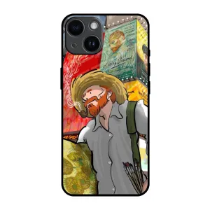 Loving Vincent Glass Case for iPhone 14 Hybrid Finish Texture