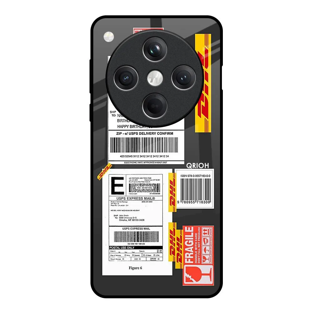 Sleek Profile Outdoor Use Cool Barcode Label Glass Case For Oppo Find X8 5G