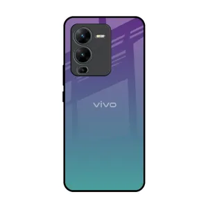 Shroom Haze Glass Case for Vivo V25 Pro Lightweight texture Luxury Texture Design