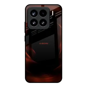 Evil Fire Glass Case for Mi 15 5G Elegant Layer Texture