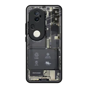 Fashion Accessory Skeleton Inside Glass Case for Vivo T4 Ultra 5G