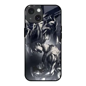 Sketch Art DB Glass Case for iPhone 15 Anti Shock Layer Premium Surface