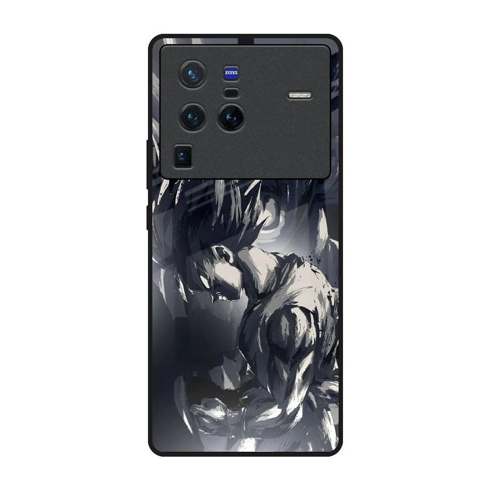 Classic Finish Sketch Art DB Glass Case for Vivo X80 Pro 5G