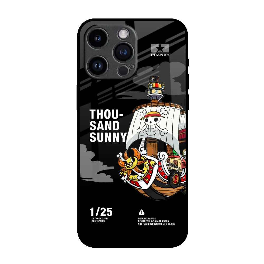 Thousand Sunny Glass Case for iPhone 14 Pro Max Minimal Cover