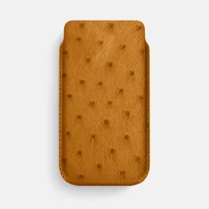 Protective Pattern Portable Case Pouch Case For iPhone 17 Air In Ostrich