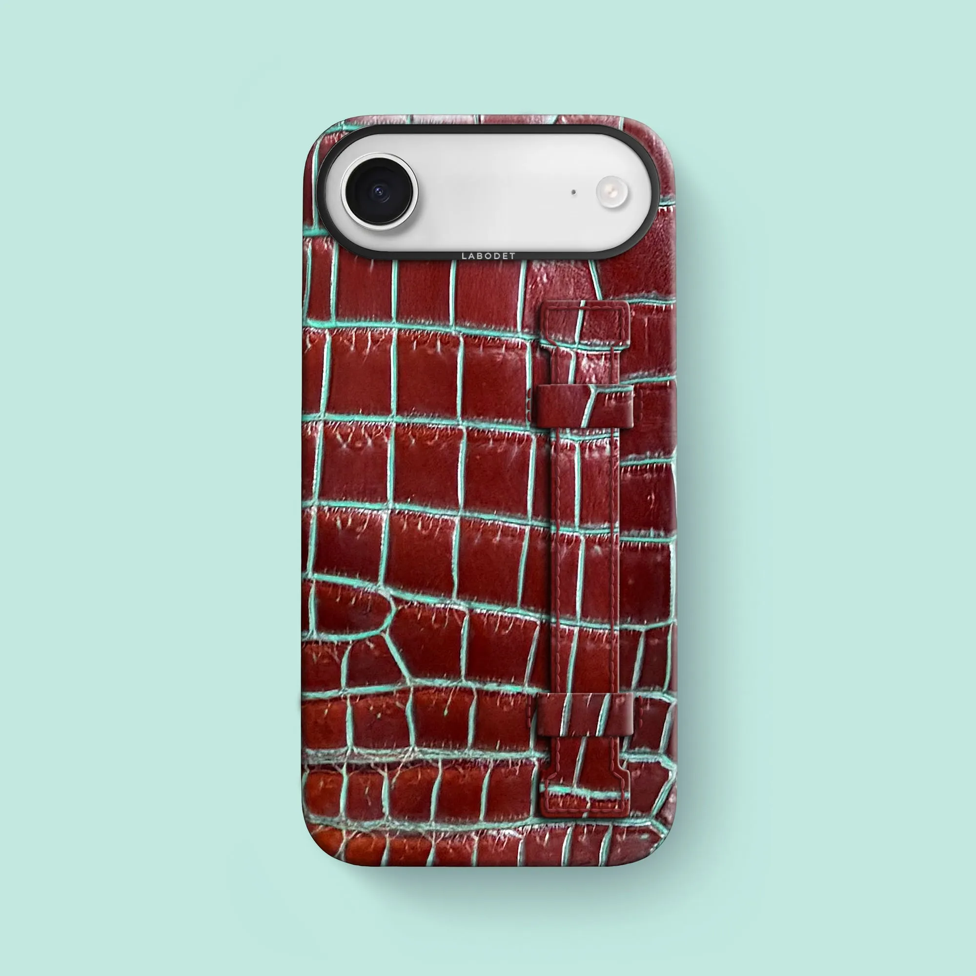 Refined Edge Handle Case 1/1 Clay Court For iPhone 17 Air In Alligator