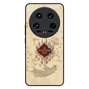 Magical Map Glass Case for Mi 14 Ultra 5G Protective Touch